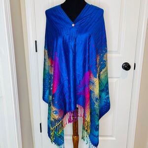 Pashmina color fusion scarf shawl women fashion accessories cashmere